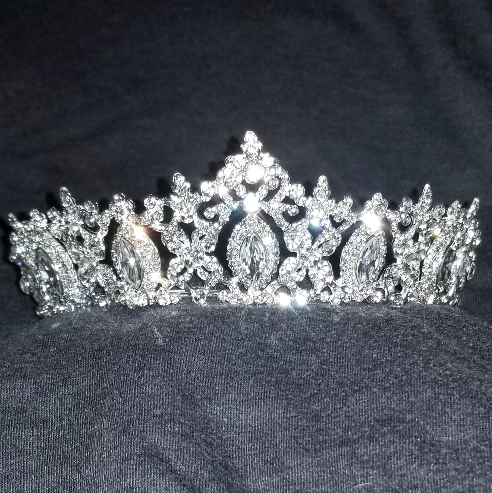 Regal Tiara from David's Bridal - Elegant Bling